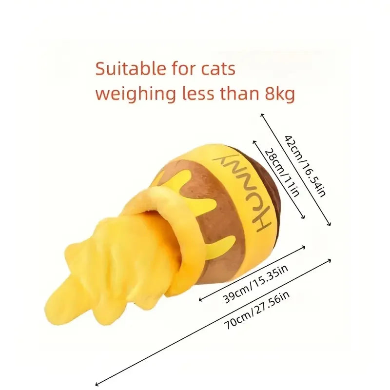 Comfortable Honey Pot Shape Cat House Bed