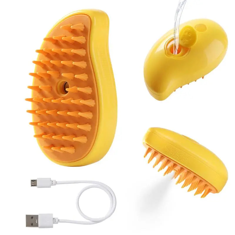 Comfortable Pet Electric Steam Massage Hair Scrub Brush
