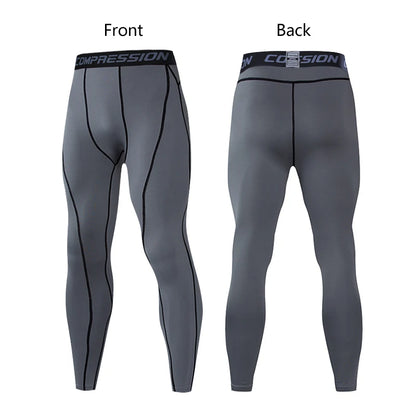 Elastic Compression Pants for Men's