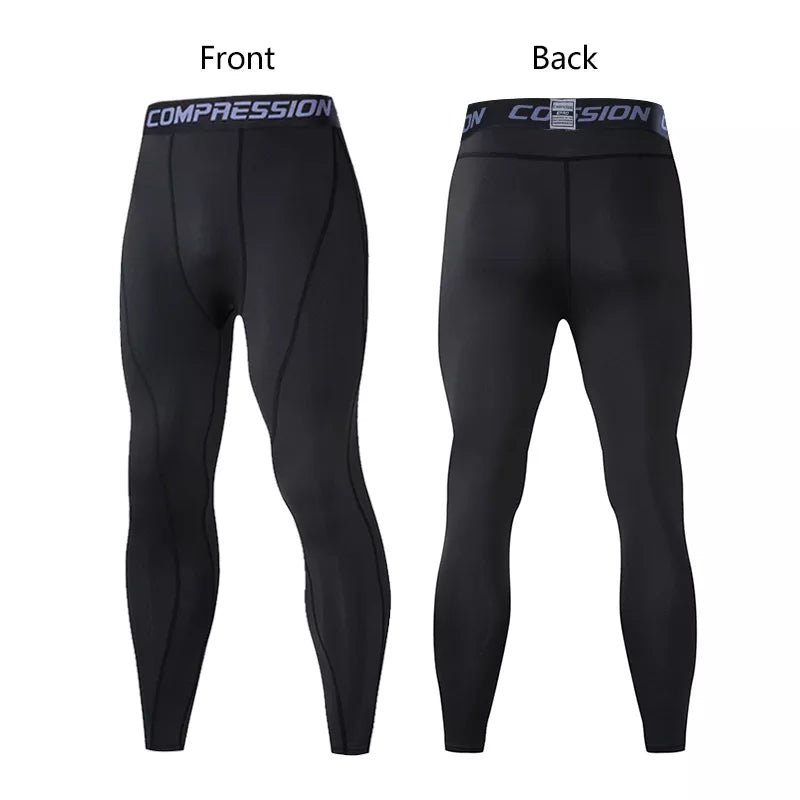 Elastic Compression Pants for Men's
