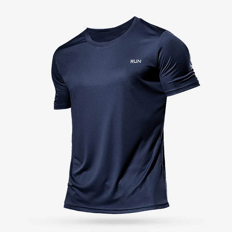 Quick-Dry Compression Running Shirt for Men