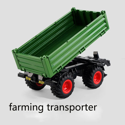 Remote Control Farming Truck - Simulated Tractor Trailer