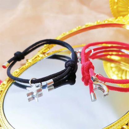 Magnetic Star Moon Couple Bracelets



