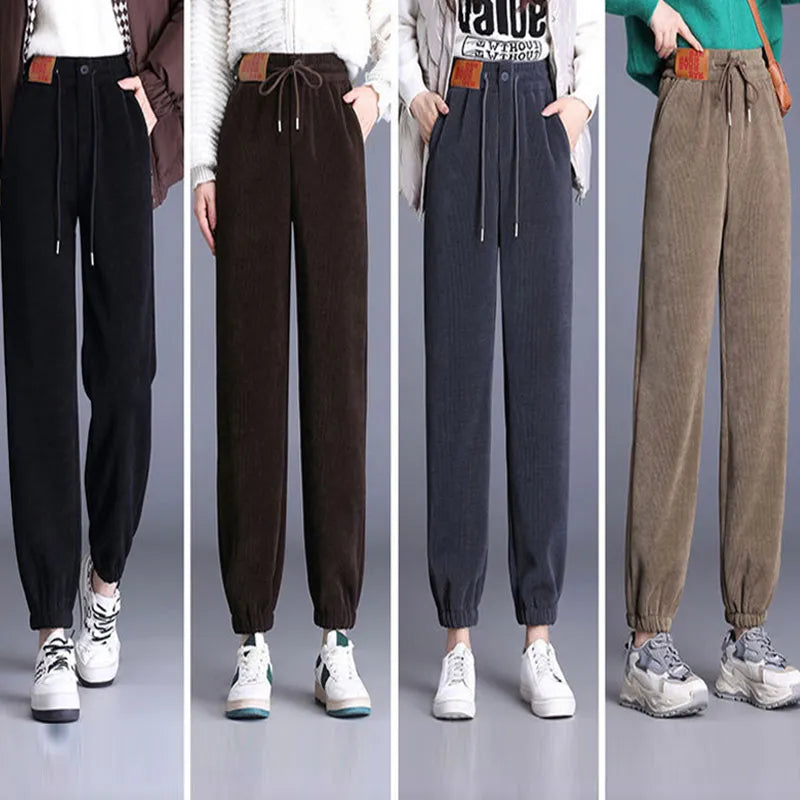 Cozy Plus Size Lamb Fleece Winter Pants