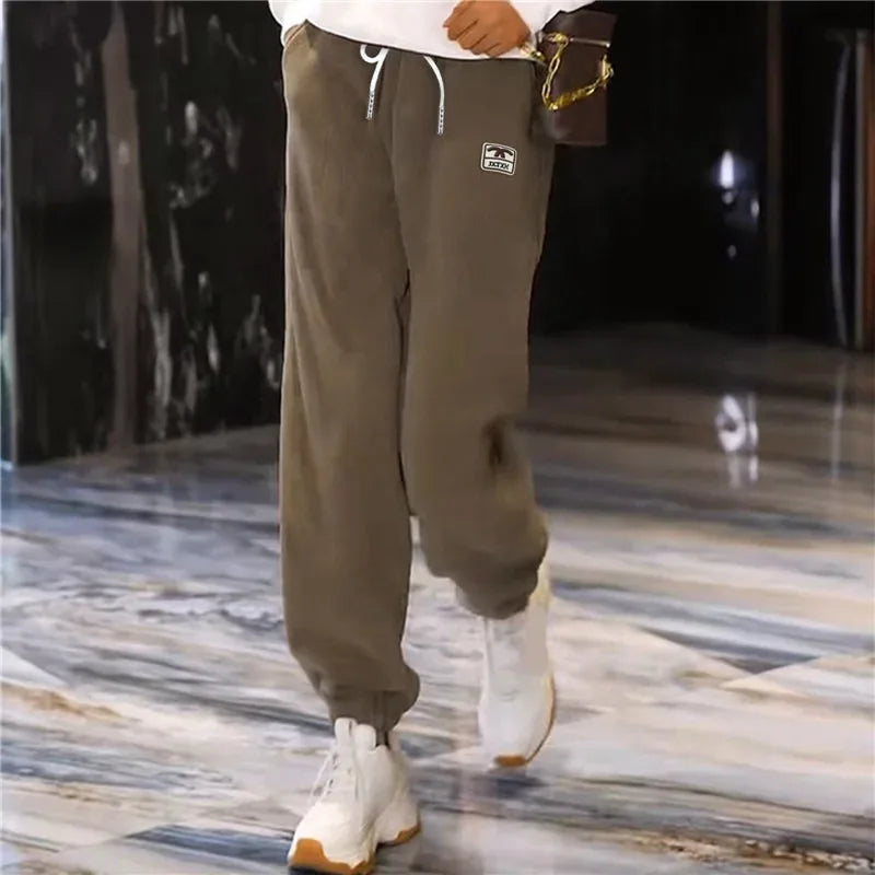 Cozy Plus Size Lamb Fleece Winter Pants