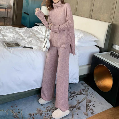 Cozy Winter Knit Suit Set