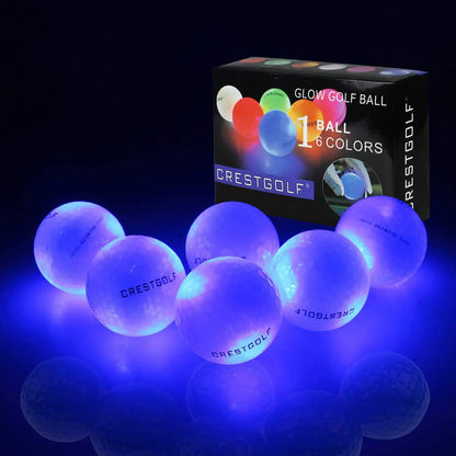 Crestgolf LED Glow Balls- Perfect Night Golf Gift
