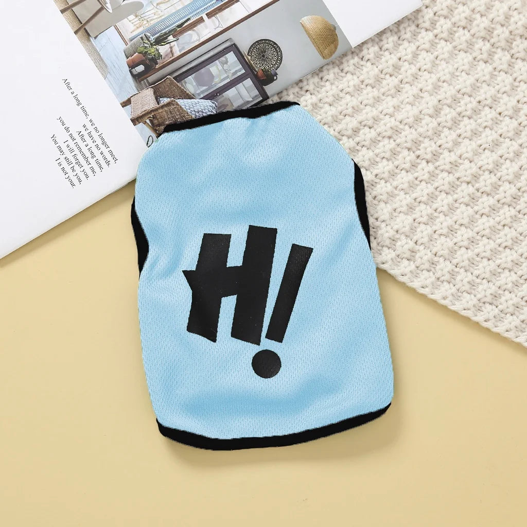 Crew Neck Letter Print Dogs Puffer Vest