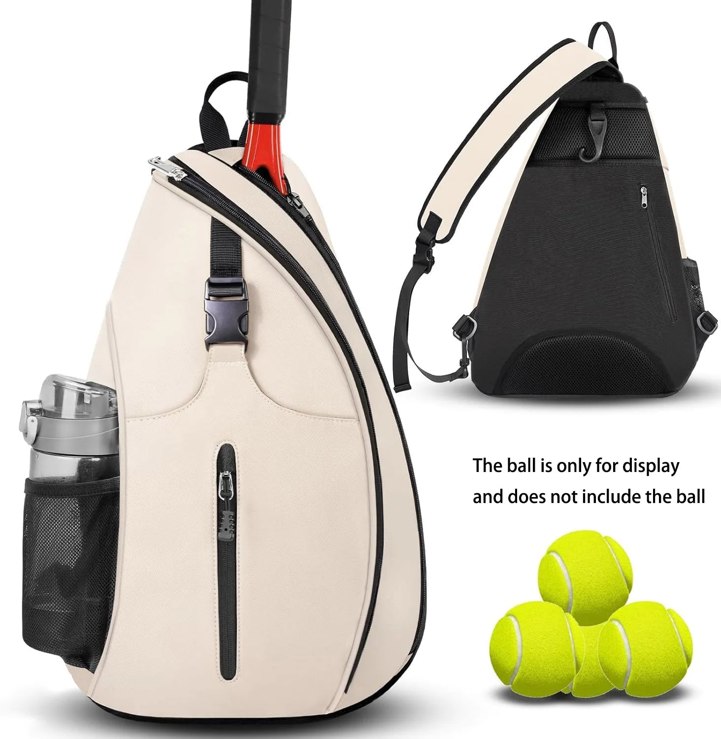 Unisex Crossbody Water Resistant Tennis Sling Bag