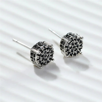 Luxury Vintage Crystal Stud Earrings