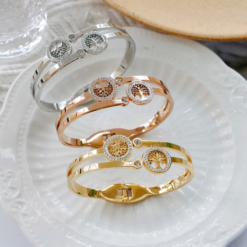 Crystal zirconia bracelet

