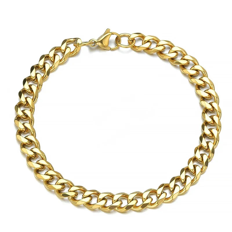 Fashion Cuban Link Bracelet Unisex


