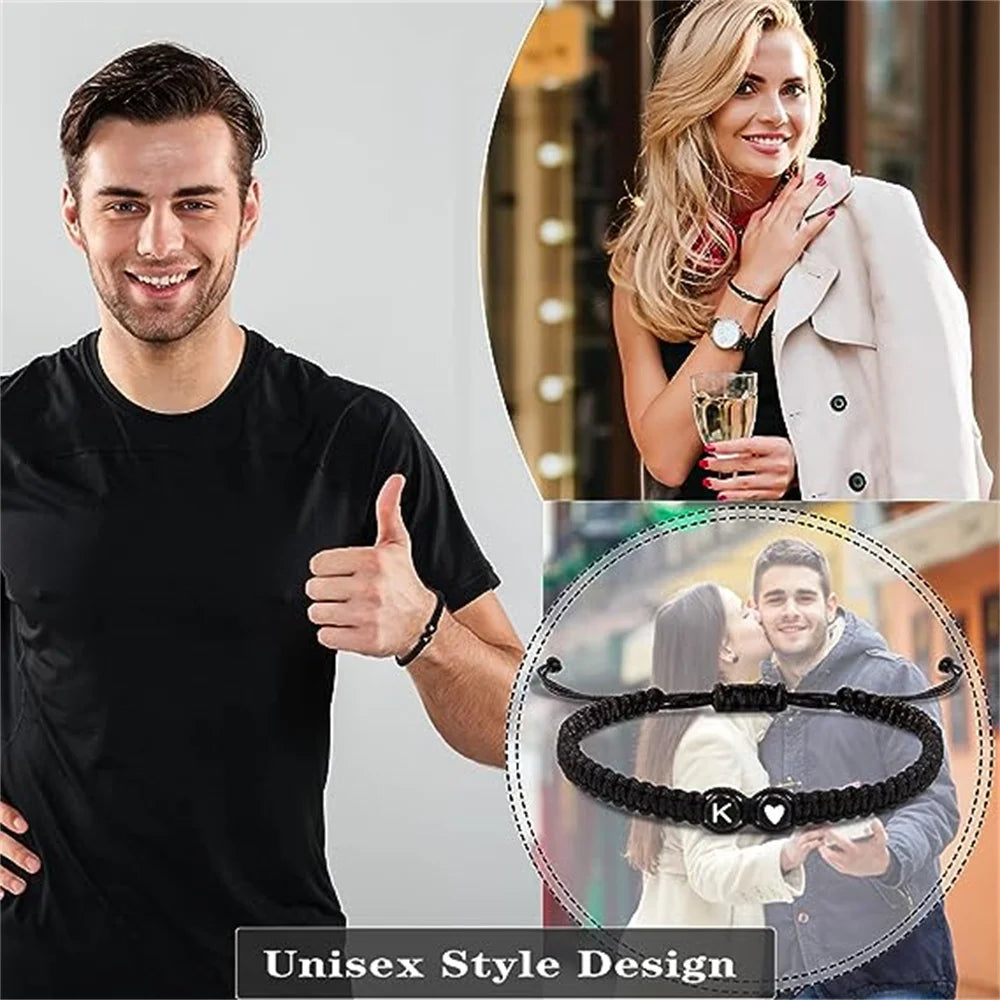 Customizable Handmade Woven Couple Diy Rope Bracelet