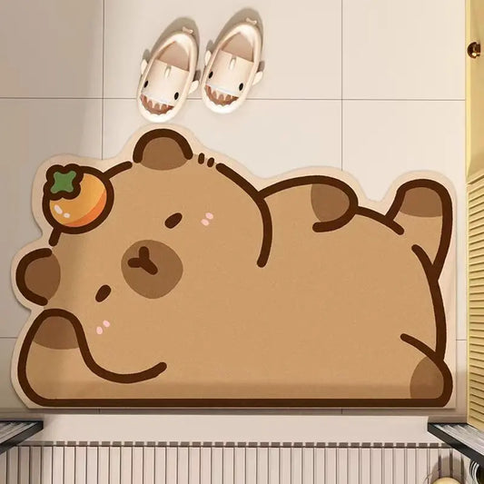 Cute Cartoon Quick-Drying Bathroom Mat