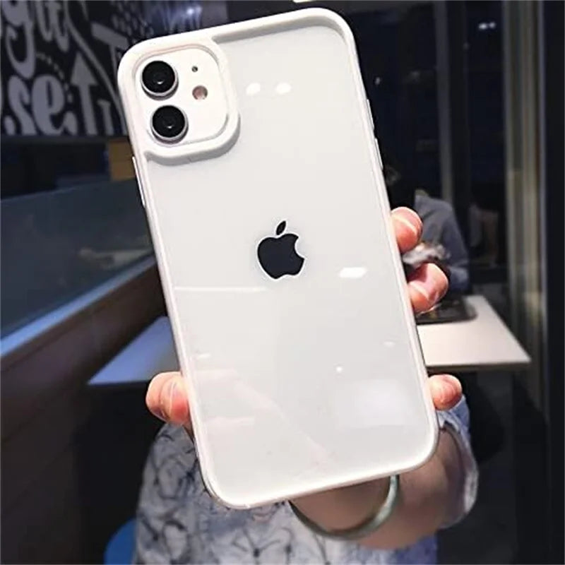 Cute Color Clear Silicone Phone Case
