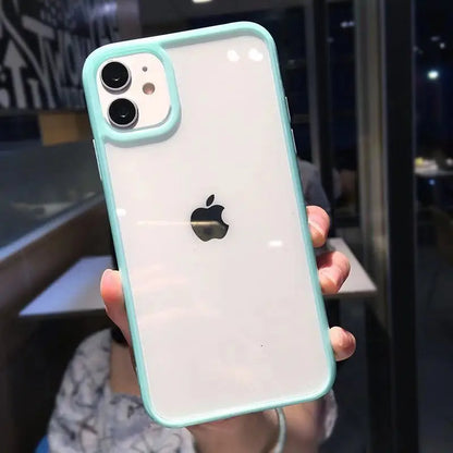 Cute Color Clear Silicone Phone Case
