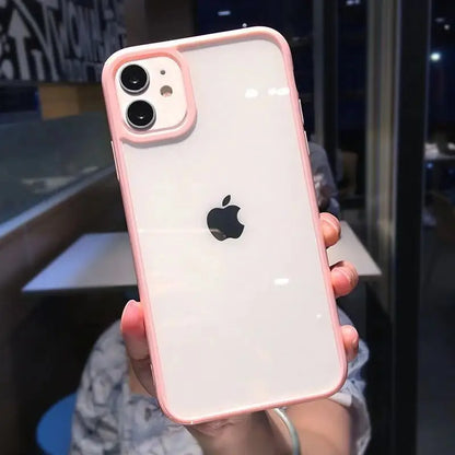 Cute Color Clear Silicone Phone Case
