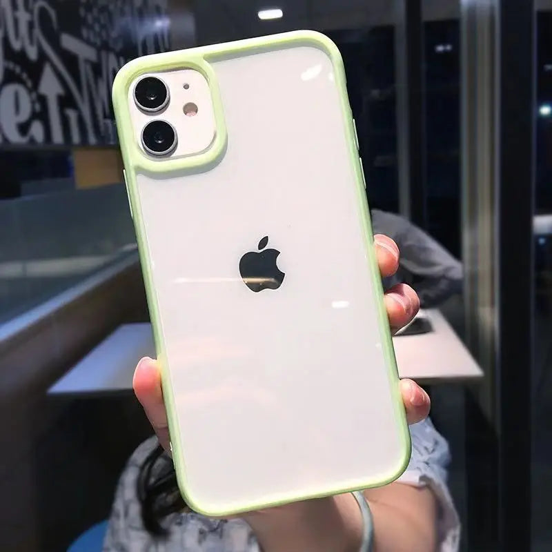 Cute Color Clear Silicone Phone Case

