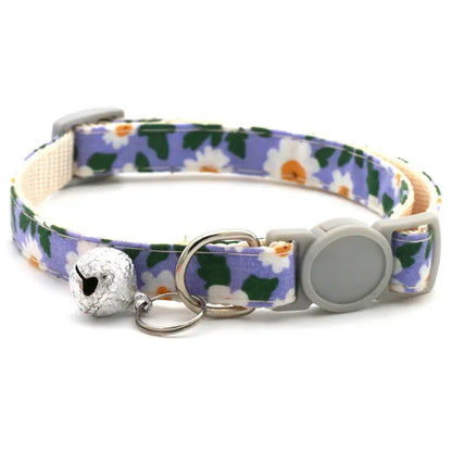 Daisy Neck Scarf Small Dog Collar