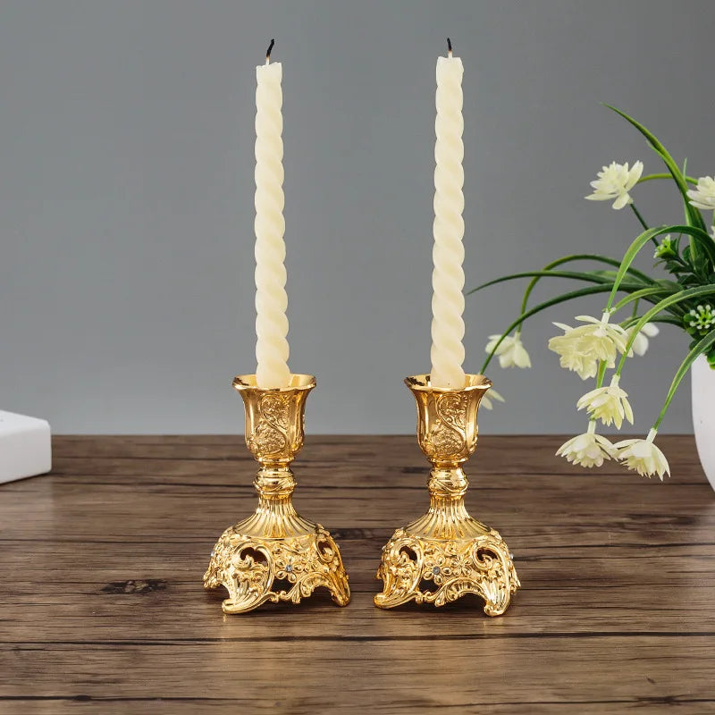 Elegant Decorative Candlestick Holder Set