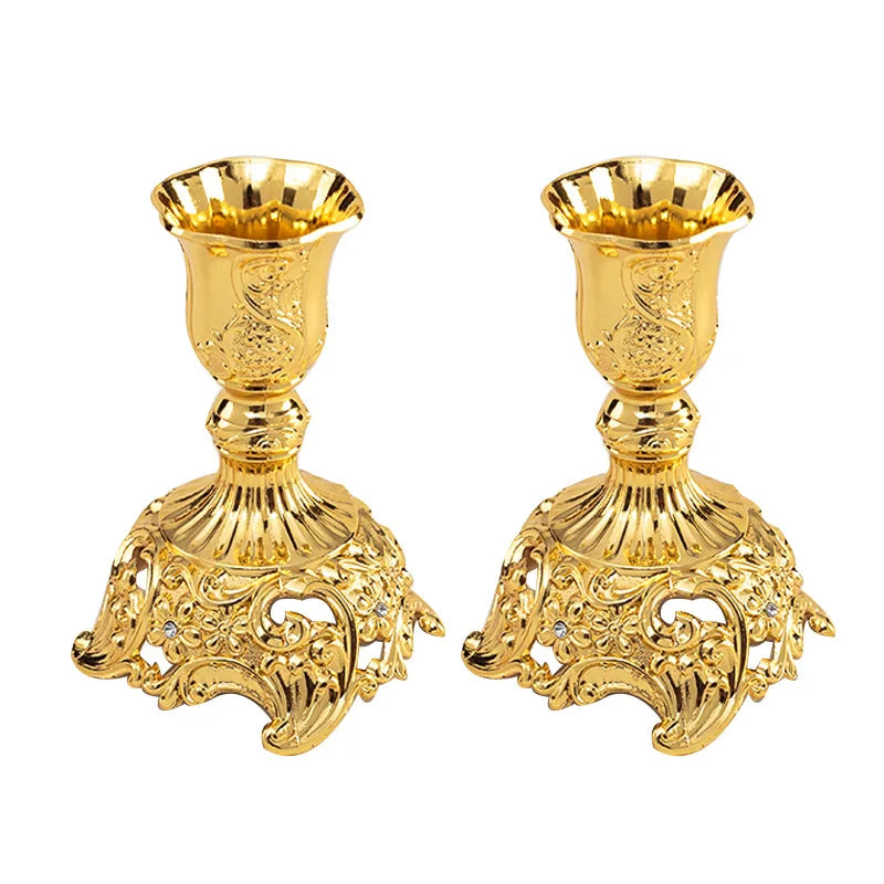 Elegant Decorative Candlestick Holder Set