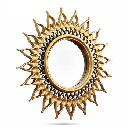 Decorative Wall Mounted Vintage Sunburst Mirror