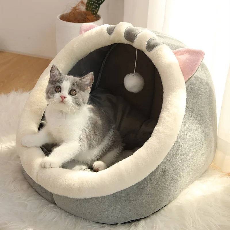Deep Sleep Foldable Washable Pet Cave Bed