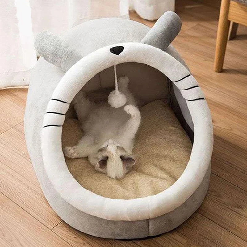 Deep Sleep Foldable Washable Pet Cave Bed