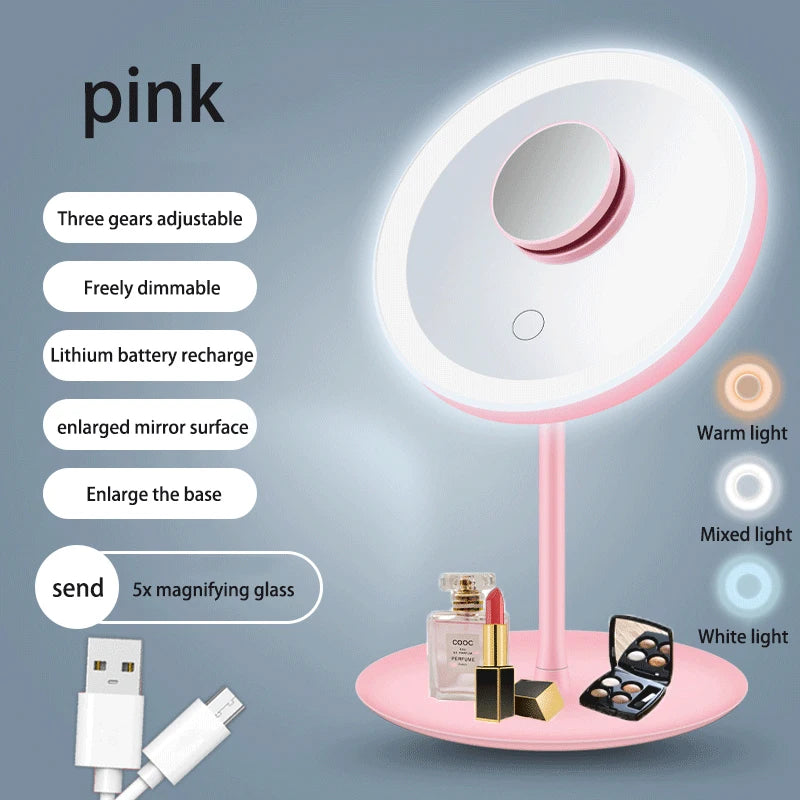 Detachable LED Makeup Vanity Mirror
