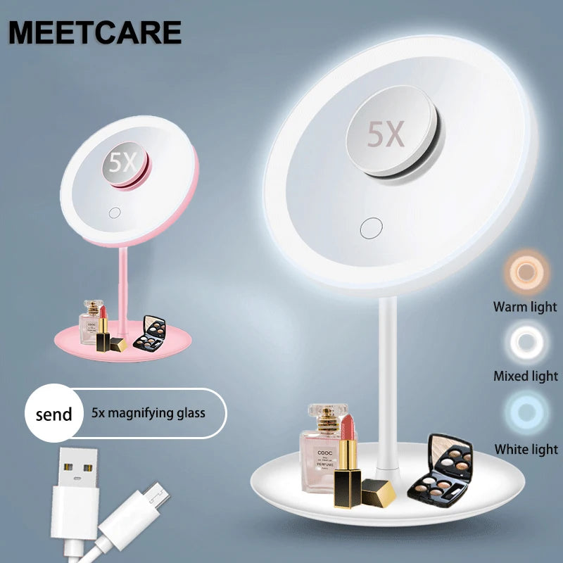 Detachable LED Makeup Vanity Mirror