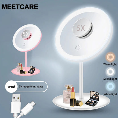 Detachable LED Makeup Vanity Mirror