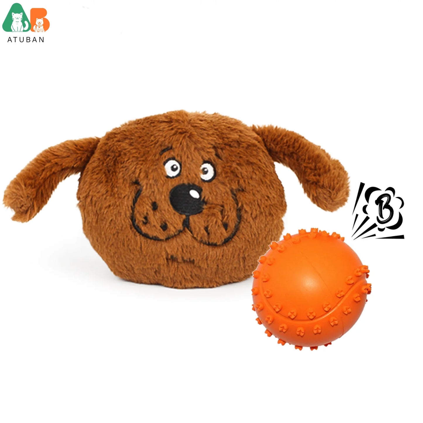 Plush Squeaky Dog Chew ball Toys