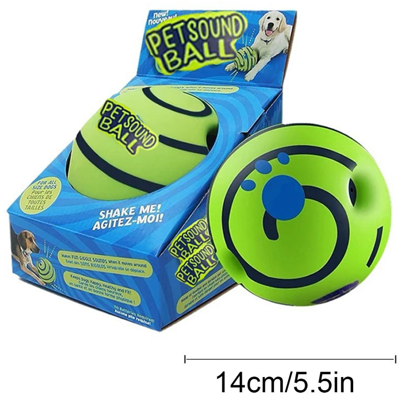 Dog Interactive Wobble Wag Giggle Ball Toy