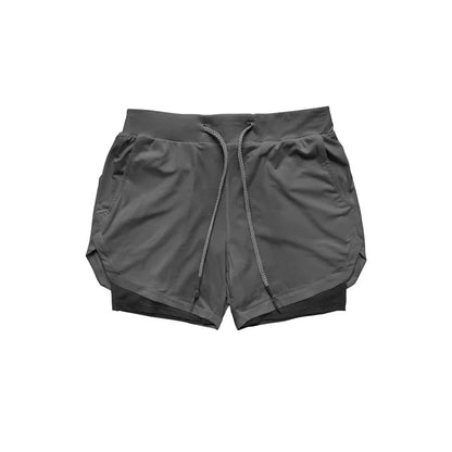 Double-Deck Quick Dry Running Shorts for Men