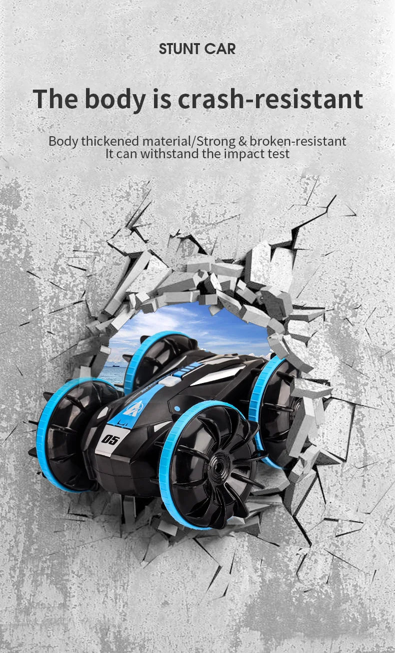 Double-Sided Flip RC Stunt Car