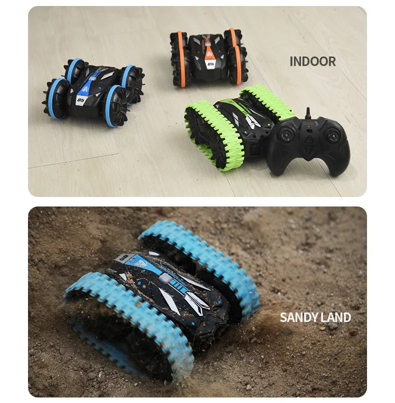 Double-Sided Flip RC Stunt Car