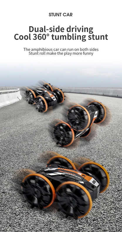 Double-Sided Flip RC Stunt Car