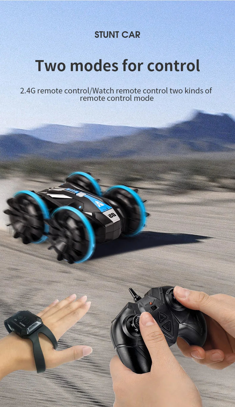 Double-Sided Flip RC Stunt Car