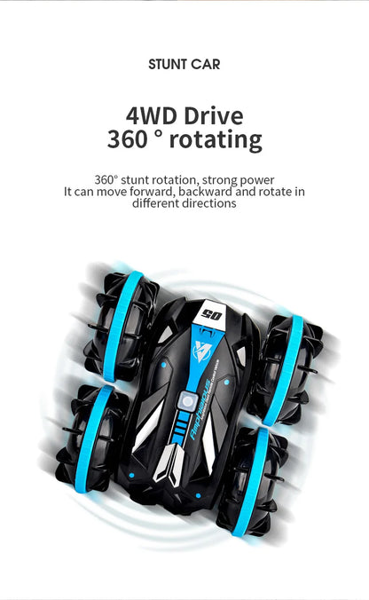 Double-Sided Flip RC Stunt Car