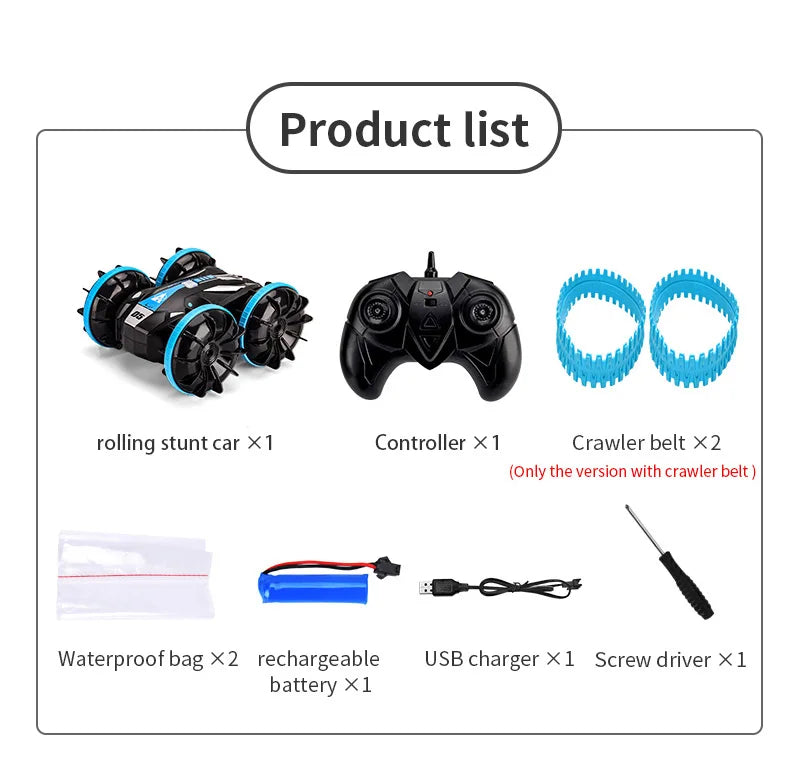 Double-Sided Flip RC Stunt Car