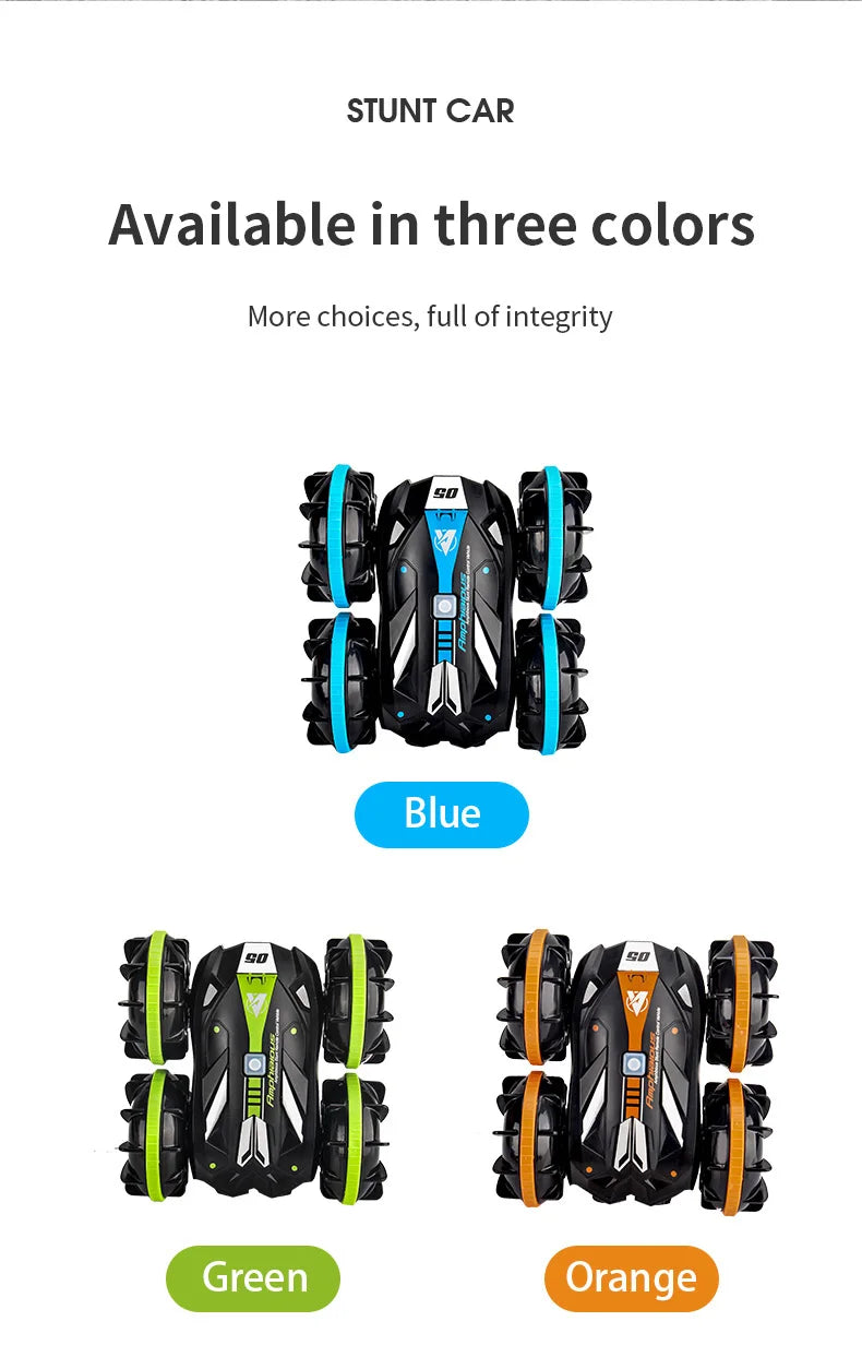 Double-Sided Flip RC Stunt Car