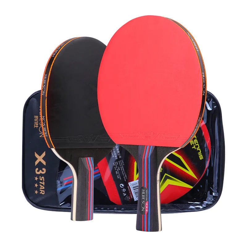 Double-Sided Pimples Wooden Table Tennis Racket