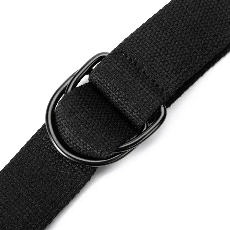 Unisex Double D-Ring Belt for Men