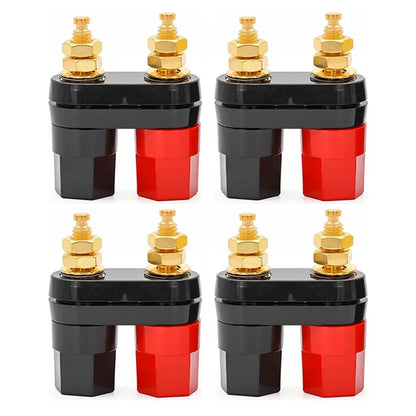 Double Plugs Audio Connector - Speaker Terminals