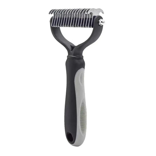 Double Sided Stainless Steel Dog Brush For Shedding
