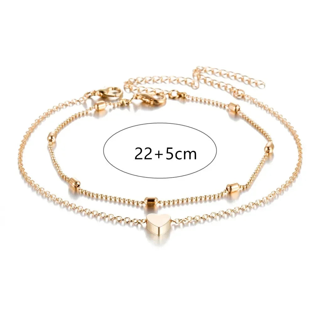 Double layer Anklets