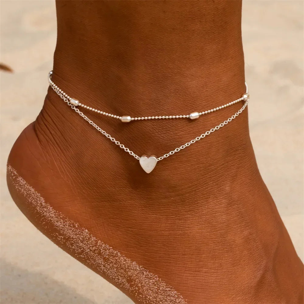 Double layer Anklets