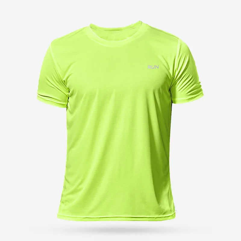 Quick-Dry Compression Running Shirt for Men