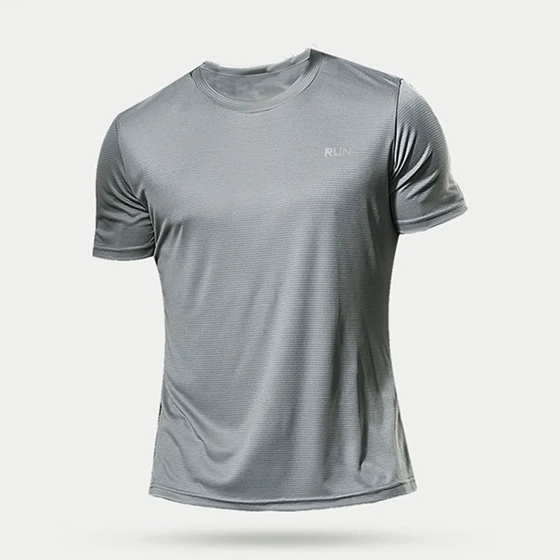 Quick-Dry Compression Running Shirt for Men