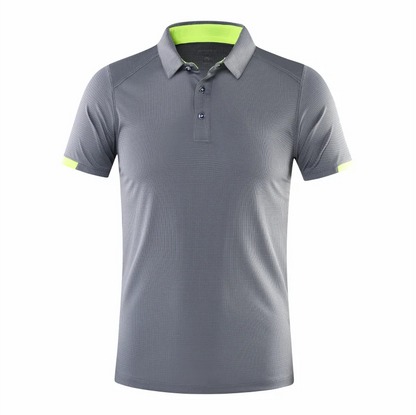 Breathable Quick Dry Short Sleeve Men's Golf Shirt